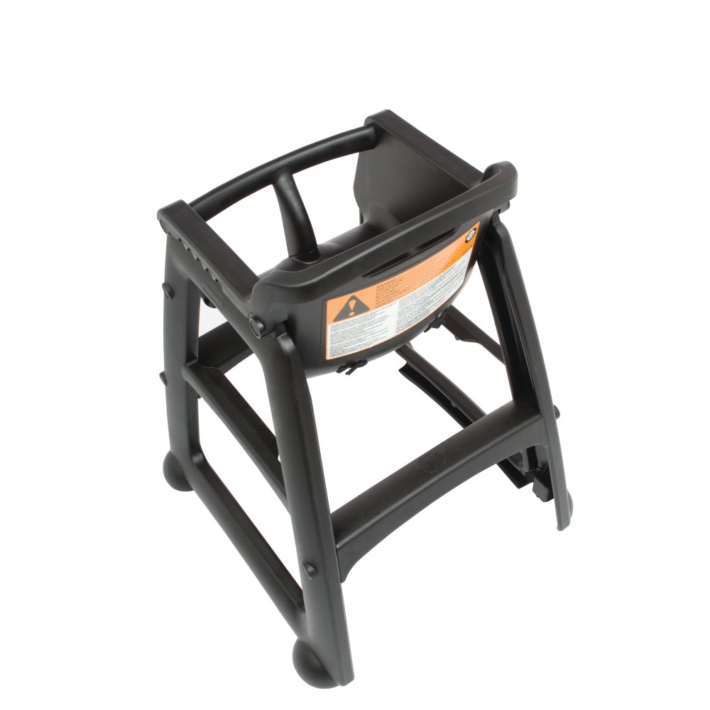 Rubbermaid Dayanıklı Sandalye ™ Genç Siyah Tekerlekli Sandalye