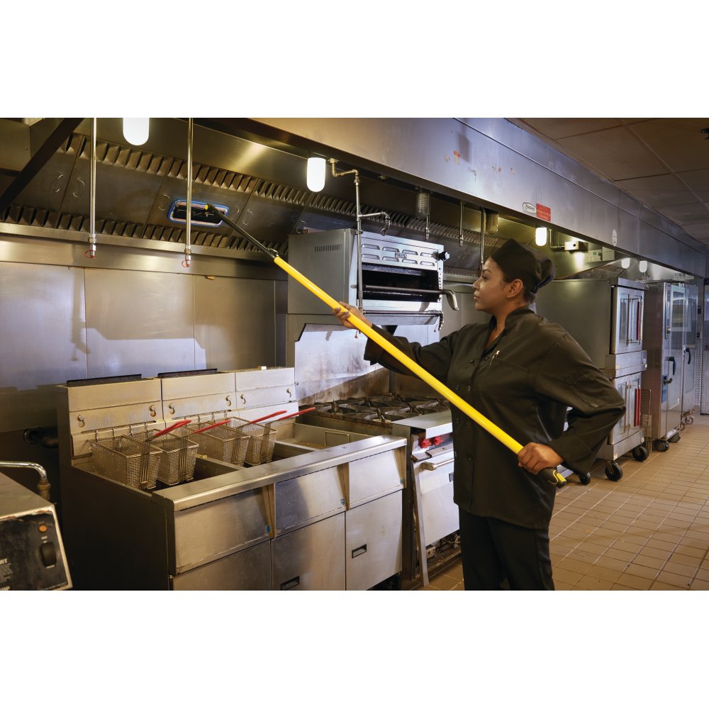 Rubbermaid Maximizer ™ Tavan Duvar Temizleme Aracı, 305cm/10Ft Sarı